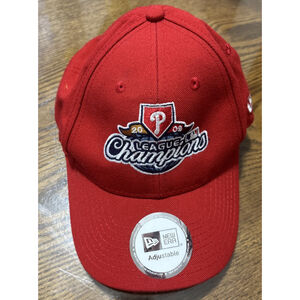 PHILADELPHIA PHILLIES MLB 2009 LEAGUE CHAMPIONS NEW ERA HAT CAP OSFM